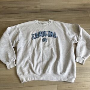 Vintage 90s North Carolina Tar Heels Crewneck Sweatshirt SOFFE Size XL NCAA‎